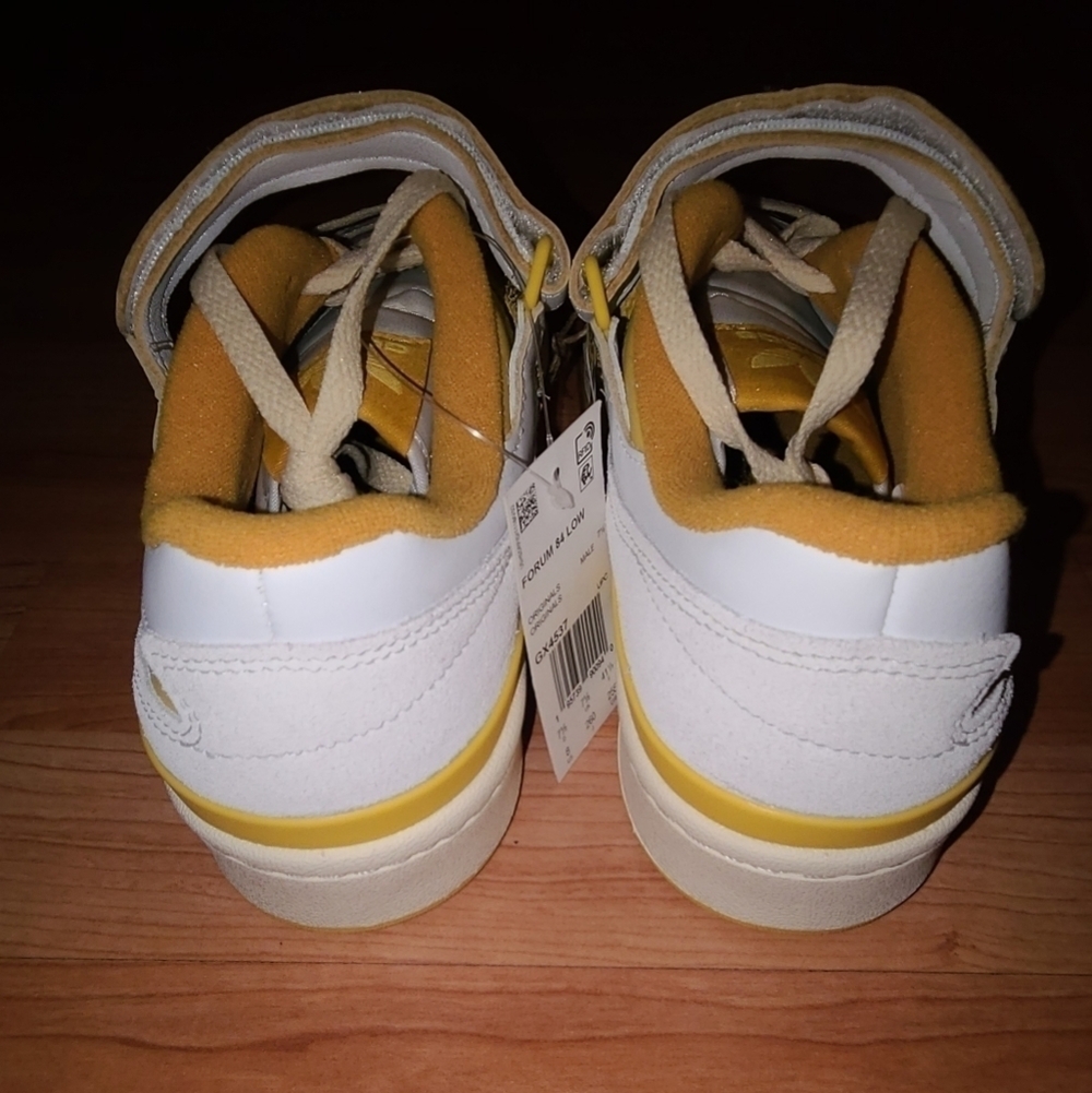 Adidas Forum Low 84 'White Yellow' Men's Size 8 - Picture 3 of 5
